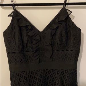 Beautiful lace little black dress